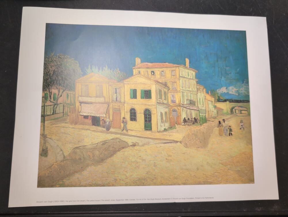 Art print Vincent Van Gogh The Yellow House 🏠 Print from Netherland 16”x12”